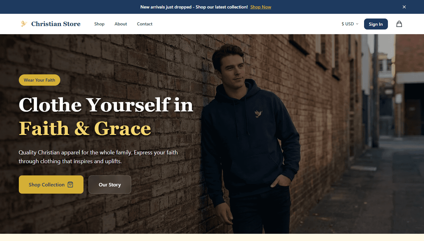 Christian Store store screenshot