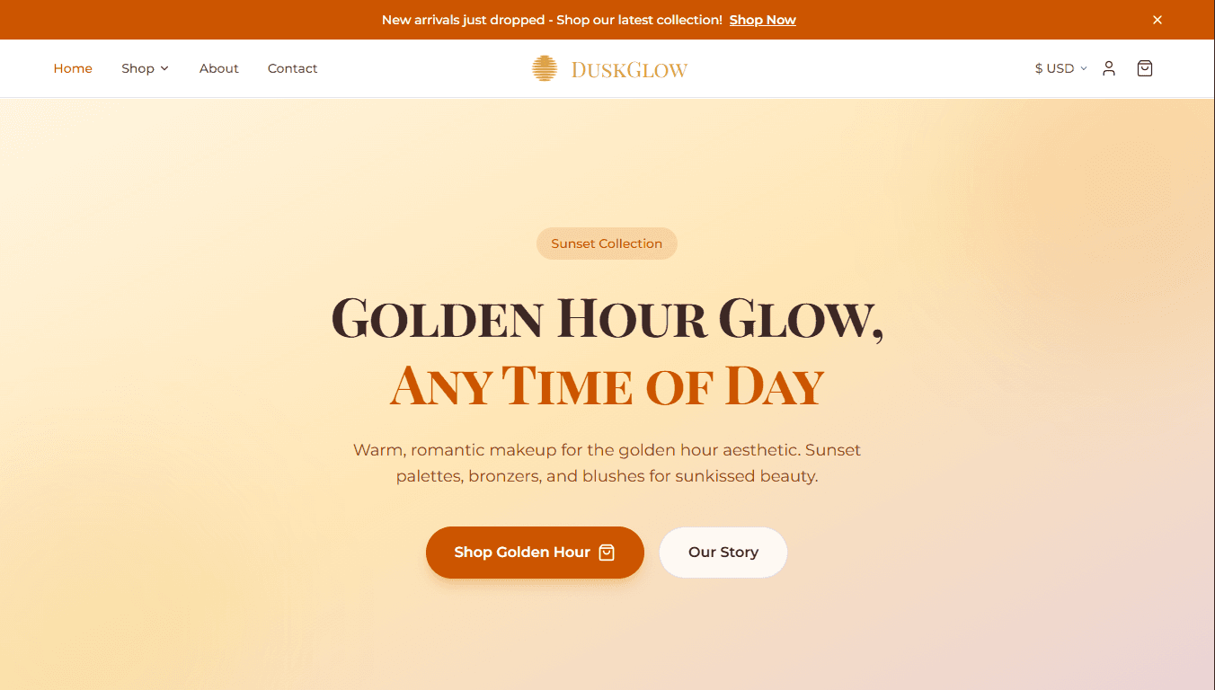 Dusk Glow store screenshot
