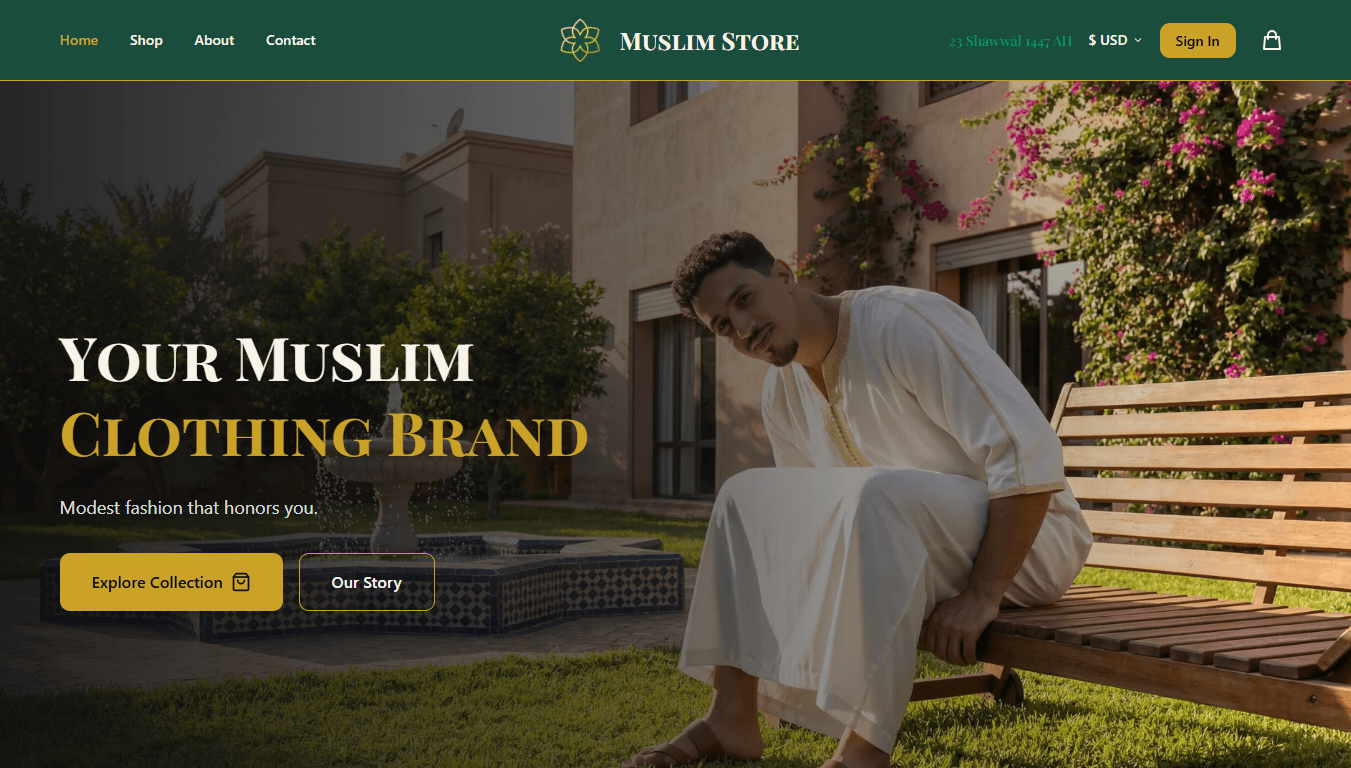 Muslim Store store screenshot